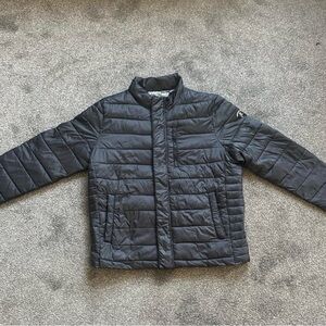 Kenneth Cole Men's Black Lightweight Quilted Puffer Jacket